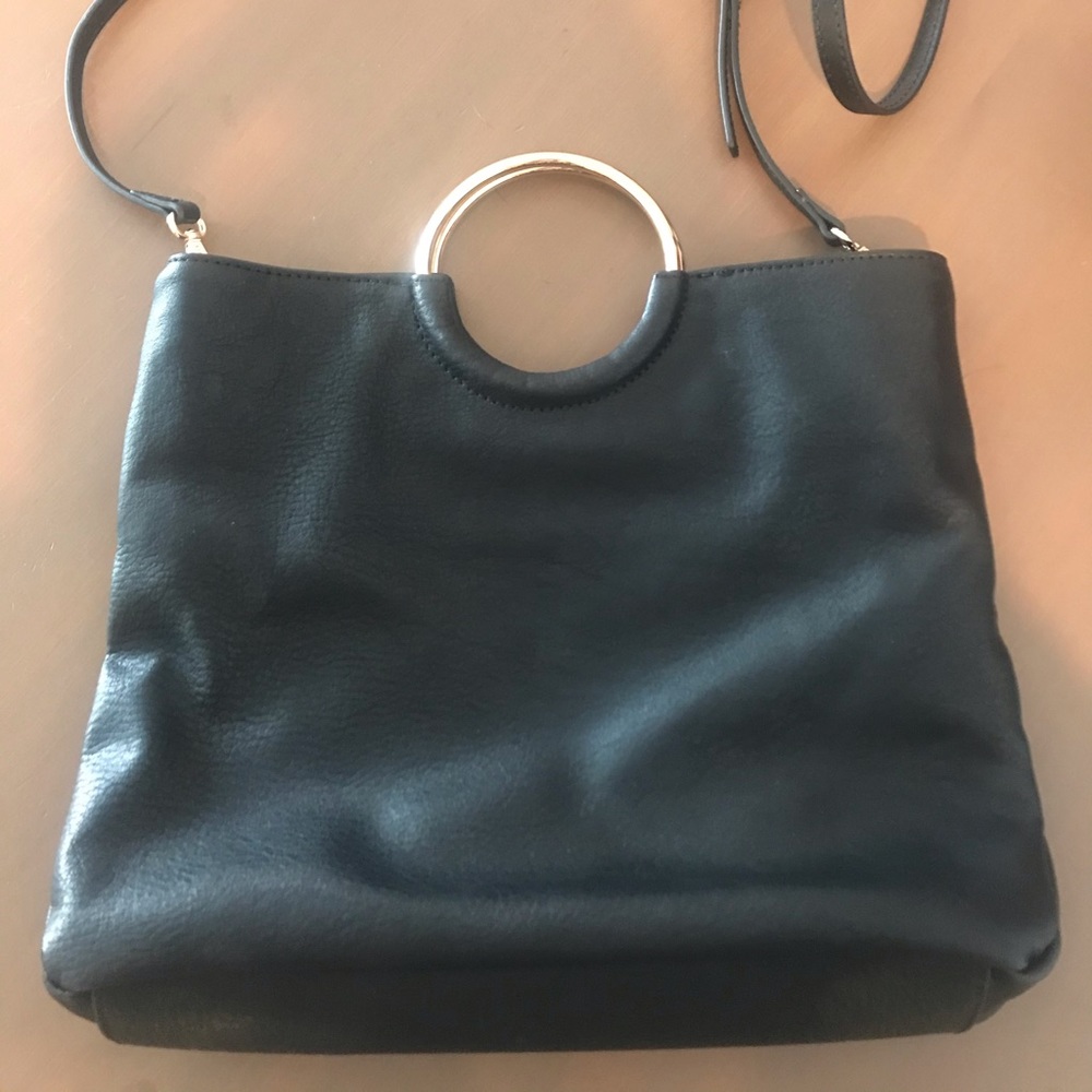 Lauren Conrad adjustable black bag